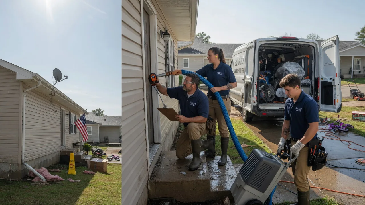 Ceiling Water Damage Restoration in Thatcher, ID near me